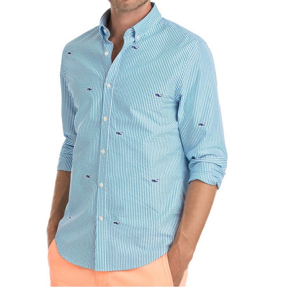 NWT Vineyard Vines Slim Fit Whale Shirt